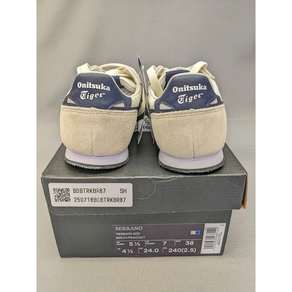 Onitsuka Tiger SERRANO 1183B400 200 Birch/Peacoat, Size US 5.5, Minor Box Damage - Picture 9 of 12